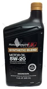 Моторное масло HONDA SYN BLEND 5W-20 1qt